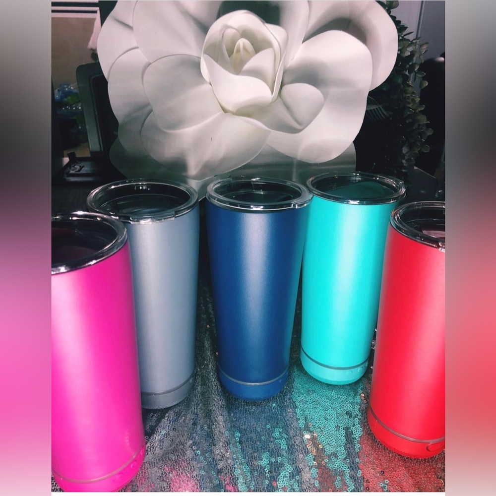 Bluetooth speaker tumbler